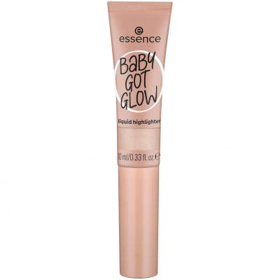 Essence Baby Got Glow Liquid Highlighter Хайлайтър за жени 10 ml Нюанс 10 Sassy In Silk