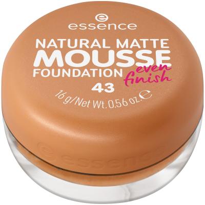 Essence Natural Matte Mousse Фон дьо тен за жени 16 g Нюанс 43