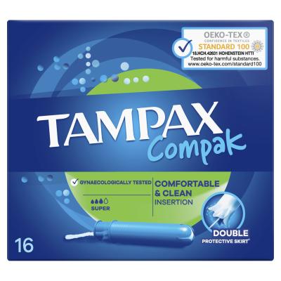 Tampax Compak Super Тампон за жени Комплект