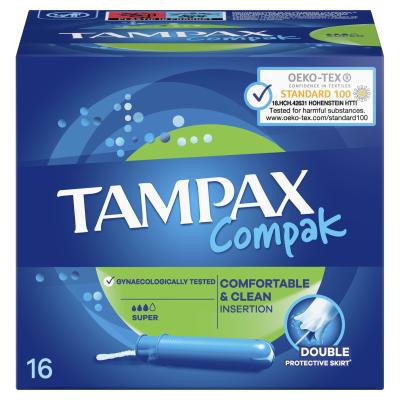 Tampax Compak Super Тампон за жени Комплект