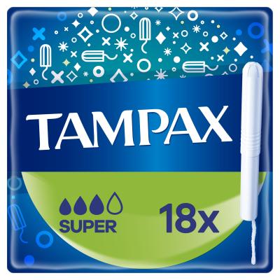 Tampax Non-Plastic Super Тампон за жени Комплект