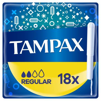 Tampax Non-Plastic Regular Тампон за жени Комплект