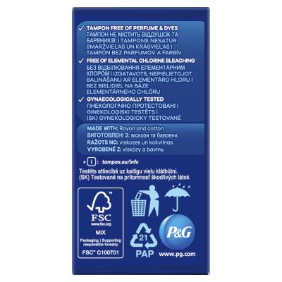 Tampax Non-Plastic Regular Тампон за жени Комплект