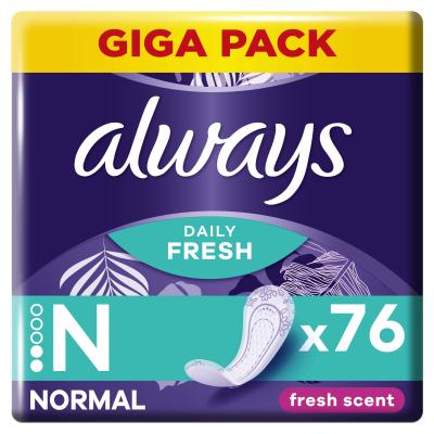 Always Daily Fresh Normal Fresh Scent Ежедневна дамска превръзка за жени Комплект