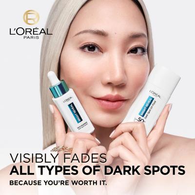 L&#039;Oréal Paris Bright Reveal Dark Spot UV Fluid SPF50+ Подаръчен комплект дневен флуид за лице Bright Reveal Dark Spot UV Fluid SPF50 50 ml + серум за лице Bright Reveal Niacinamide Dark Spot Serum 30 ml