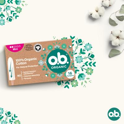 o.b. Organic Mini Тампон за жени Комплект