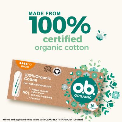 o.b. Organic Super Тампон за жени Комплект