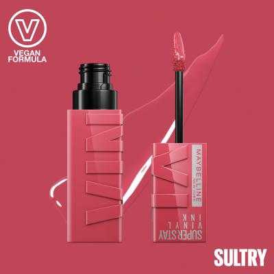 Maybelline Superstay Vinyl Ink Liquid Червило за жени 4,2 ml Нюанс 160 Sultry