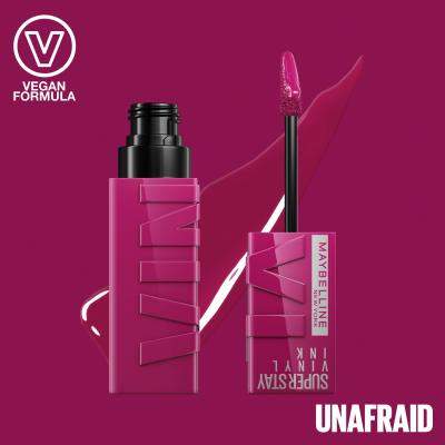 Maybelline Superstay Vinyl Ink Liquid Червило за жени 4,2 ml Нюанс 170 Unafraid