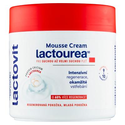 Lactovit LactoUrea Regenerating Mousse Cream Крем за тяло за жени 400 ml