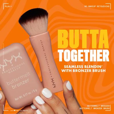 NYX Professional Makeup Buttermelt Bronzer Бронзант за жени 5 g Нюанс 01 Butta Cup