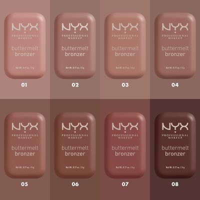 NYX Professional Makeup Buttermelt Bronzer Бронзант за жени 5 g Нюанс 05 Butta Off