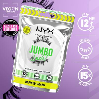 NYX Professional Makeup Jumbo Lash! Defined Drama Изкуствени мигли за жени 1 бр