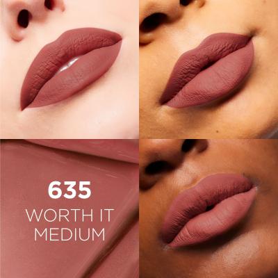 L&#039;Oréal Paris Infaillible Matte Resistance Lipstick Червило за жени 5 ml Нюанс 635 Worth It Medium