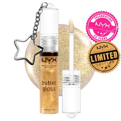 NYX Professional Makeup Butter Gloss Limited Edition Блясък за устни за жени 13 ml Нюанс 25K Gold