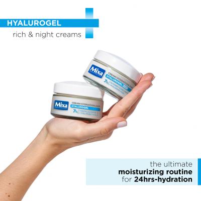 Mixa Hyalurogel Night Duo Нощен крем за лице за жени Комплект