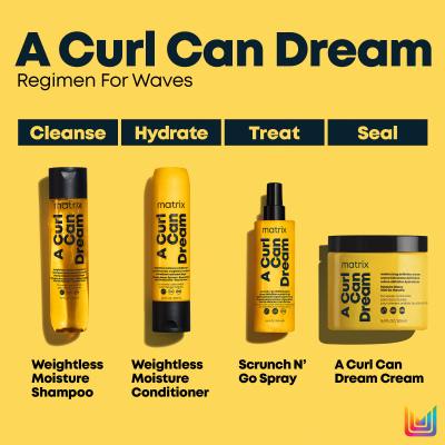 Matrix A Curl Can Dream Scrunch N&#039; Go Defining Spray Грижа „без отмиване“ за жени 250 ml