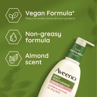 Aveeno Daily Moisturising Creamy Oil Крем за тяло 300 ml