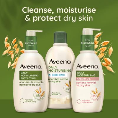 Aveeno Daily Moisturising Creamy Oil Крем за тяло 300 ml