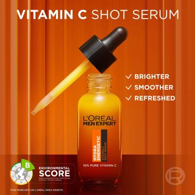 L&#039;Oréal Paris Men Expert Hydra Energetic Vitamin C Shot Serum Серум за лице за мъже 30 ml