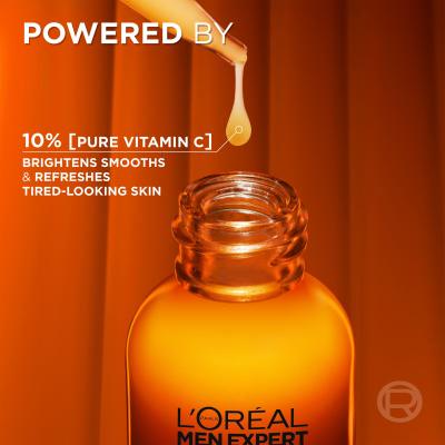 L&#039;Oréal Paris Men Expert Hydra Energetic Vitamin C Shot Serum Серум за лице за мъже 30 ml