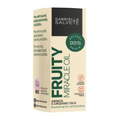 Gabriella Salvete Natural Nail Care Fruity Miracle Oil Грижа за ноктите за жени 11 ml