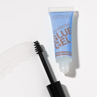 Gabriella Salvete Denim Story Brow Style Eyebrow Glue Gel Спирала за вежди за жени 6 ml Нюанс Transparent