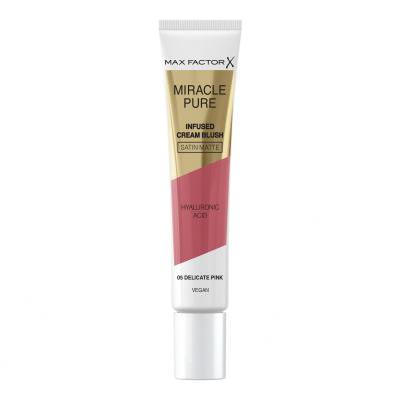 Max Factor Miracle Pure Infused Cream Blush Руж за жени 15 ml Нюанс 05 Delicate Pink