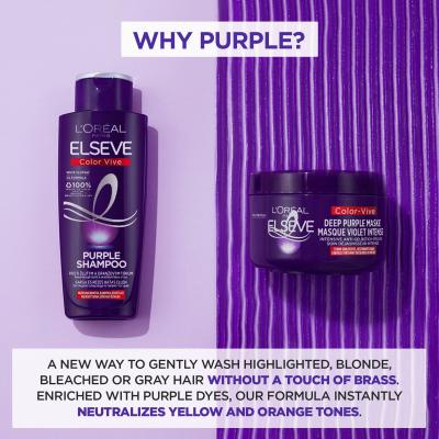 L&#039;Oréal Paris Elseve Color-Vive Deep Purple Mask Маска за коса за жени 250 ml