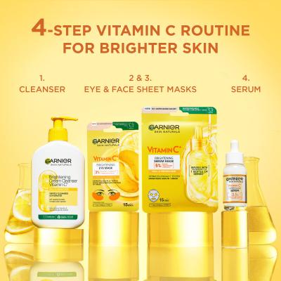 Garnier Skin Naturals Vitamin C Brightening Eye Mask Маска за очи за жени 1 бр