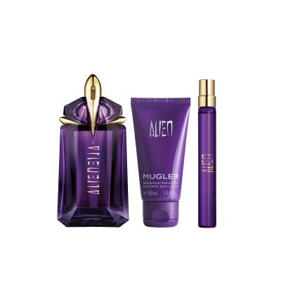 Mugler Alien Подаръчен комплект EDP 60 ml + лосион за тяло 50 ml + EDP 10 ml