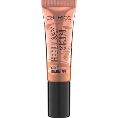 Catrice Holiday Skin 4in1 Luminizer Хайлайтър за жени 10 ml Нюанс 010 Catching Sunrays