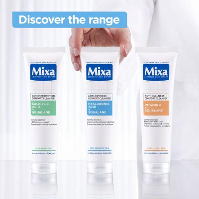 Mixa Hyaluronic Acid + Squalane Anti-Dryness Comfort Cleanser Почистващ гел за жени 150 ml