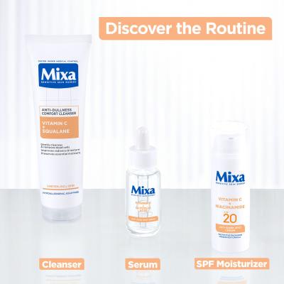 Mixa Vitamin C+ Squalane Anti-Dullness Comfort Cleanser Почистващ гел 150 ml