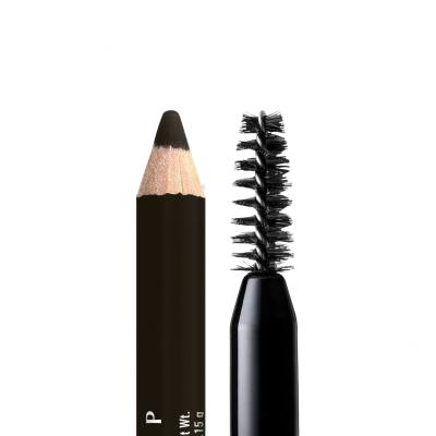 NYX Professional Makeup Powder Louder Brow Pencil Молив за вежди за жени 1,15 g Нюанс 09 Black