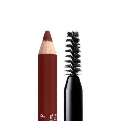 NYX Professional Makeup Powder Louder Brow Pencil Молив за вежди за жени 1,15 g Нюанс 04 Black Cherry