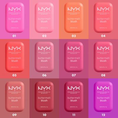 NYX Professional Makeup Buttermelt Blush Руж за жени 5 g Нюанс 01 My Butta Half