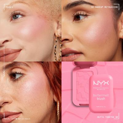 NYX Professional Makeup Buttermelt Blush Руж за жени 5 g Нюанс 02 Butta Together