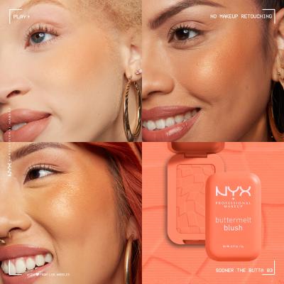 NYX Professional Makeup Buttermelt Blush Руж за жени 5 g Нюанс 03 Sooner The Butta