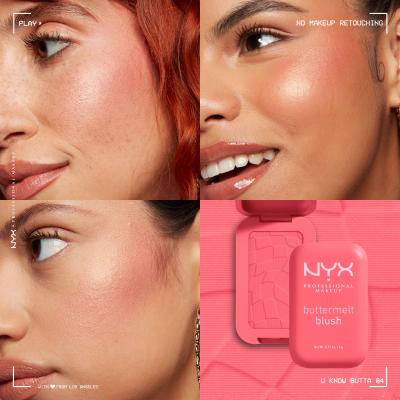 NYX Professional Makeup Buttermelt Blush Руж за жени 5 g Нюанс 04 You Know Butta