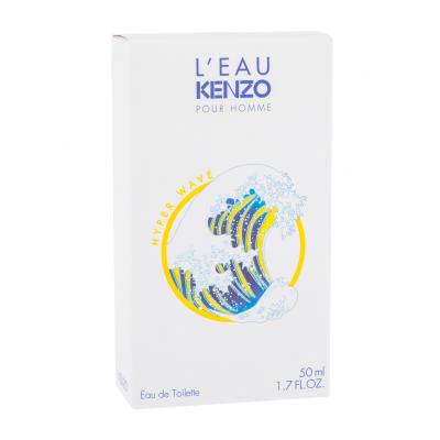 KENZO L´Eau Kenzo Pour Homme Hyper Wave Eau de Toilette за мъже 50 ml увредена кутия