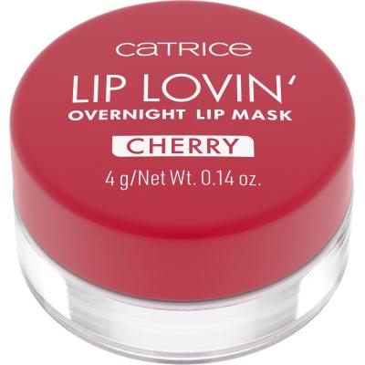 Catrice Lip Lovin&#039; Overnight Lip Mask Балсам за устни за жени 4 g Нюанс 020 Cherry Pop