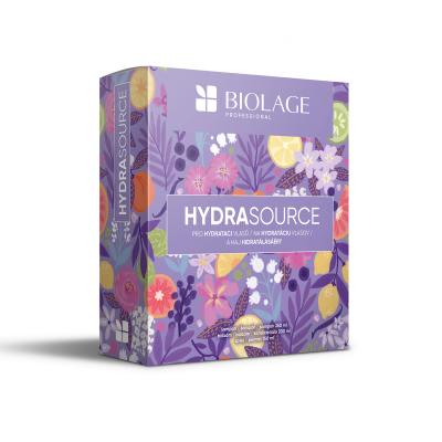 Biolage Hydra Source Подаръчен комплект Шампоан Hydra Source 250 ml + балсам Hydra Source 200 ml + многофункционално масло All-In-One Multi-Benefit Oil 125 ml