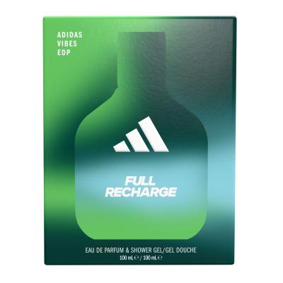 Adidas Vibes Full Recharge Подаръчен комплект EDP 100 ml + душ гел 100 ml