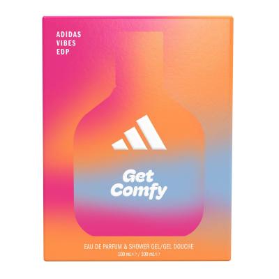 Adidas Vibes Get Comfy Подаръчен комплект EDP 100 ml + душ гел 100 ml