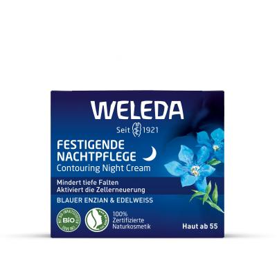 Weleda Blue Gentian &amp; Edelweiss Contouring Night Cream Нощен крем за лице за жени 40 ml