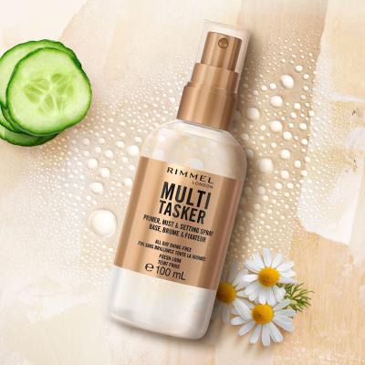 Rimmel London Multi Tasker Primer, Mist &amp; Setting Spray Основа за грим за жени 100 ml