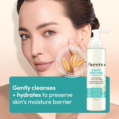 Aveeno Calm + Restore Nourishing Oat Cleanser Почистващ крем 200 ml