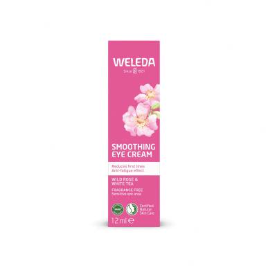 Weleda Wild Rose &amp; White Tea Smoothing Eye Cream Околоочен крем за жени 12 ml