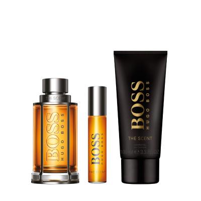 HUGO BOSS Boss The Scent SET1 Подаръчен комплект EDT 100 ml + EDT 10 ml + душ гел 100 ml